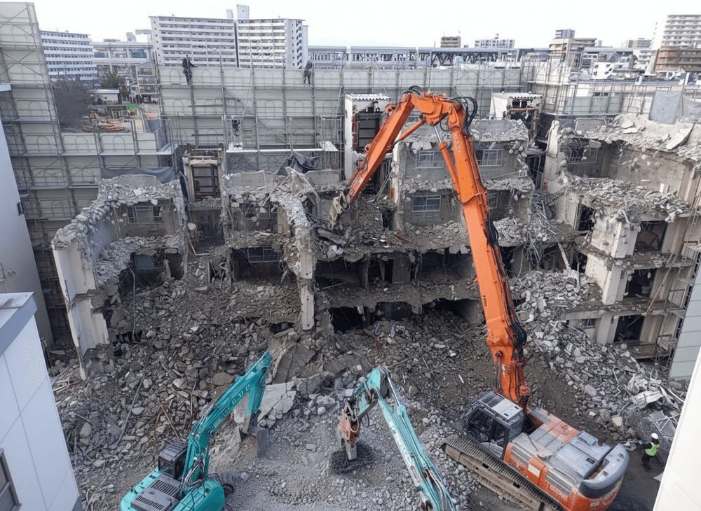 解体工事の流れ8ステップ解説！準備から手続きまで網羅